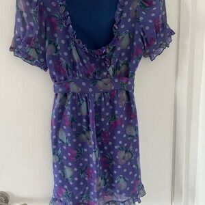 Betsy Johnson fully lined pure silk dress